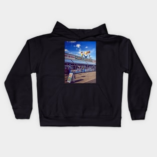 Coney Island walkway, Brooklyn, NYC Kids Hoodie